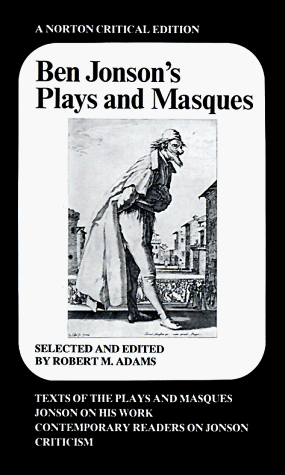 Ben Jonson's plays and masques Cover
