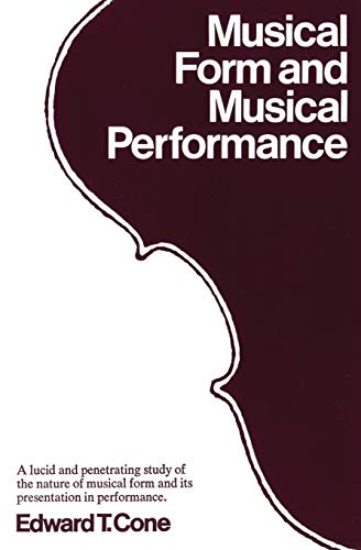 Musical form and musical performance. Cover