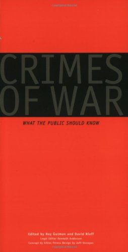 Crimes of war Cover