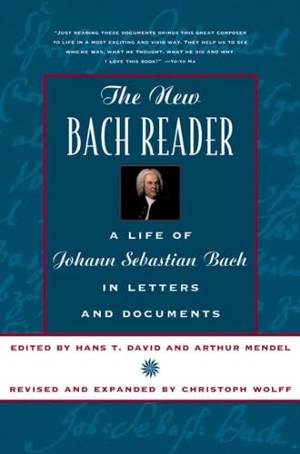 The New Bach Reader Cover