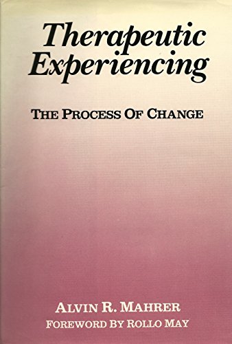 Therapeutic experiencing Cover