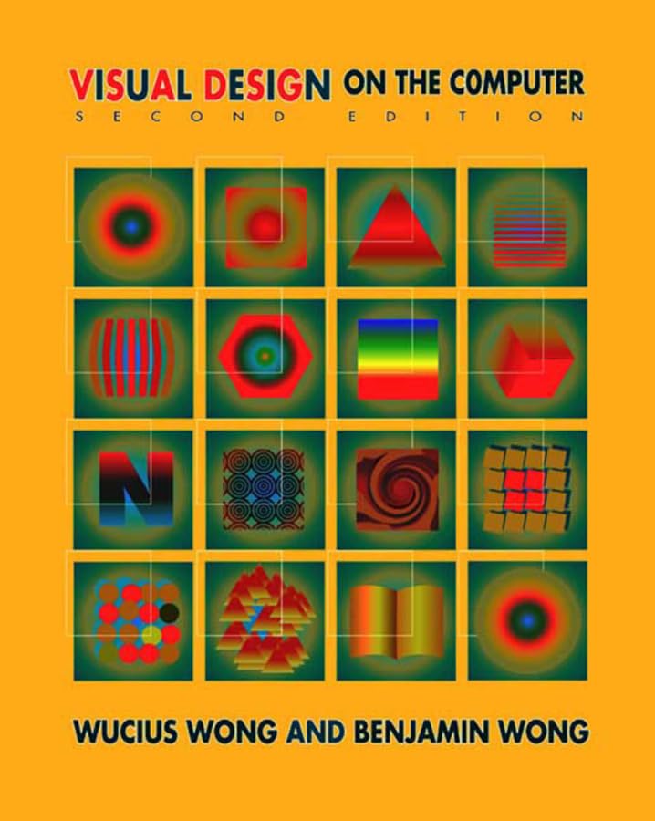 Visual design on the computer Cover