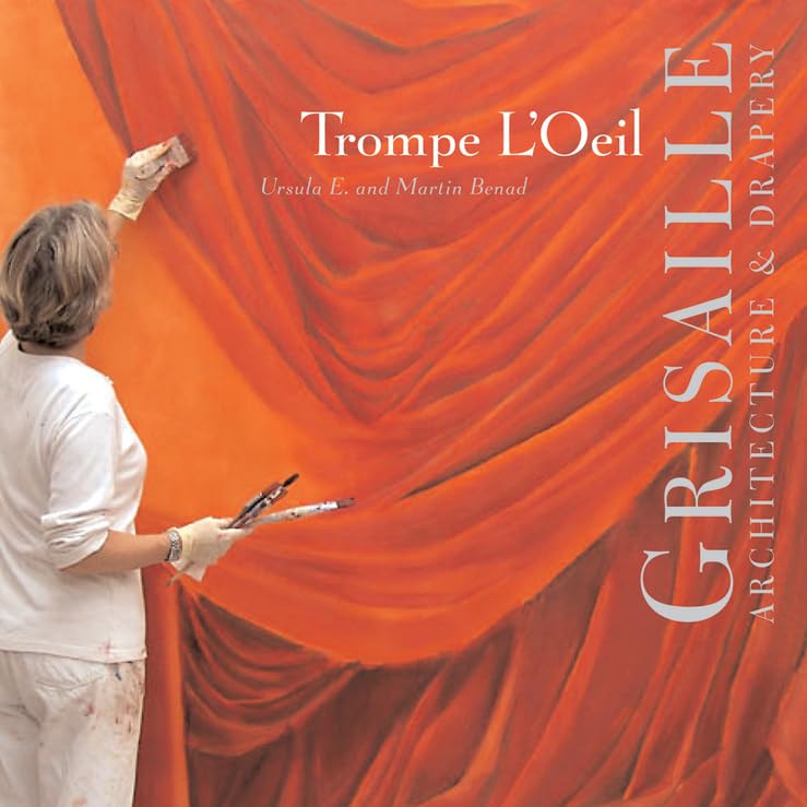 Trompe l'oeil grisaille, architecture & drapery Cover