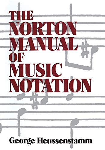 The Norton manual of music notation Cover