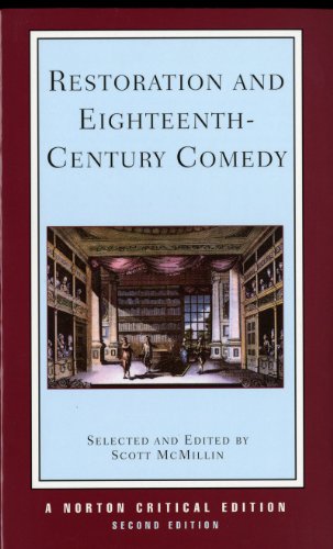 Restoration and eighteenth-century comedy Cover