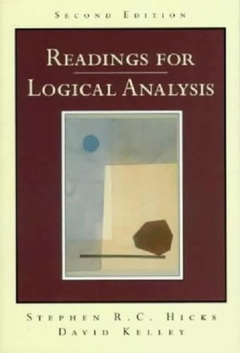Readings for logical analysis Cover