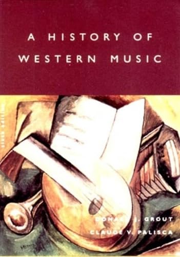 A history of western music Cover