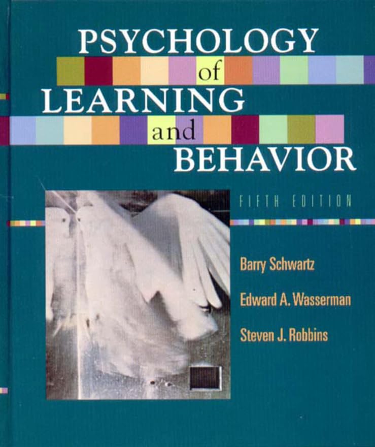 Psychology of learning and behavior Cover
