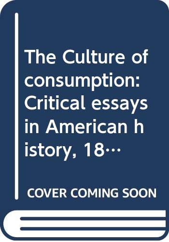 The Culture of consumption Cover