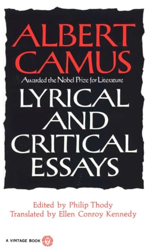 Lyrical and Critical Essays Cover