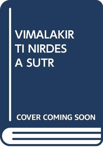 Vimalakirti Nirdesa Sutr Cover