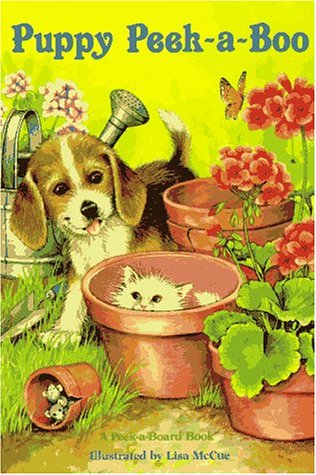 Puppy peek-a-boo Cover