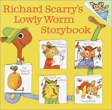 Richard Scarry's Lowly Worm Storybook Cover