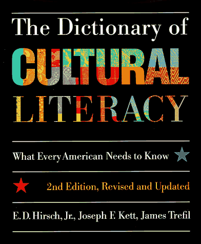 The dictionary of cultural literacy Cover