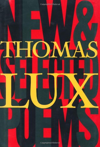 New and selected poems, 1975-1995 Cover
