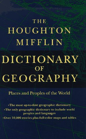 The Houghton Mifflin dictionary of geography Cover