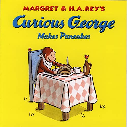Curious George makes pancakes. Cover
