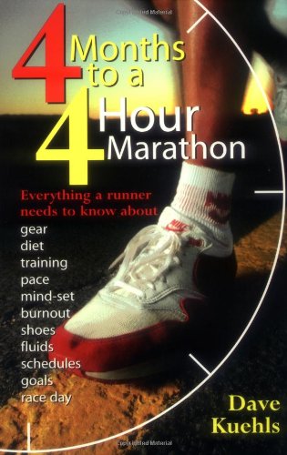 4 months to a 4-hour marathon Cover