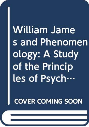 William James and phenomenology Cover