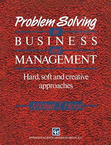 Problem solving in business and management Cover