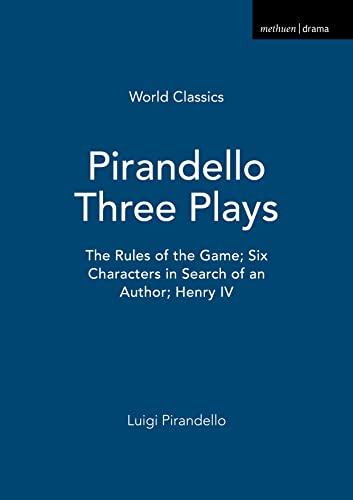 Pirandello Three Plays (World Classics) Cover
