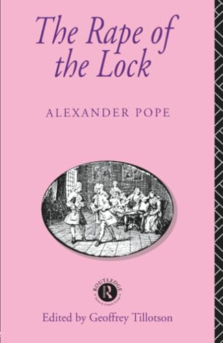 The Rape of the Lock (Routledge English Texts) Cover