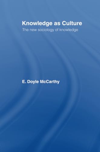 Knowledge as culture Cover