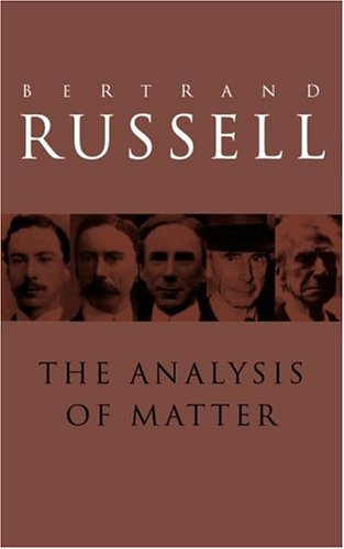 Analysis of Matter Cover