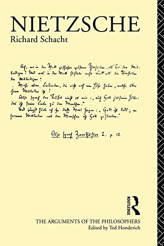 Nietzsche (Arguments of the Philosophers) Cover