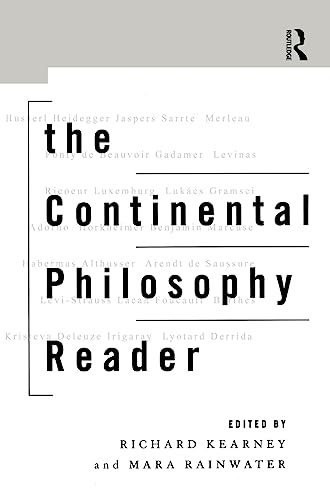 The Continental philosophy reader Cover