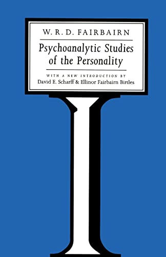 Psychoanalytic studies of the personality Cover