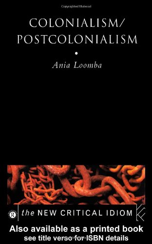 Colonialism/postcolonialism Cover