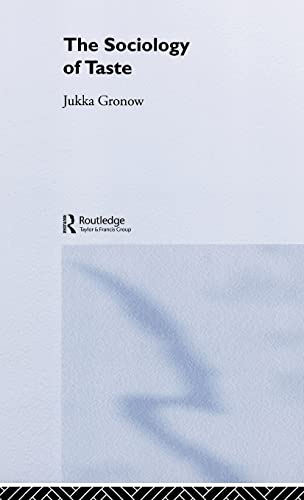 The sociology of taste Cover