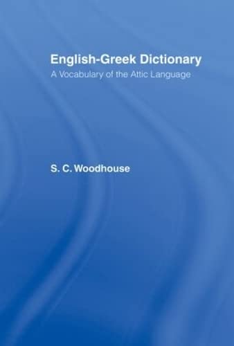 English-Greek Dictionary Cover