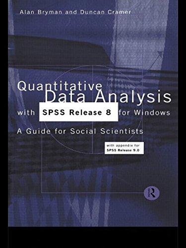 Quantitative data analysis with SPSS release 8 for Windows Cover