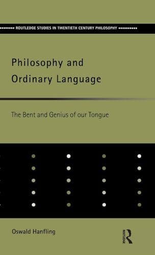Philosophy and ordinary language Cover