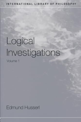 Logical investigations Cover