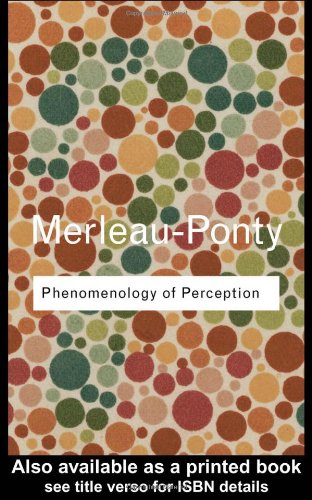 Phenomenology of perception Cover