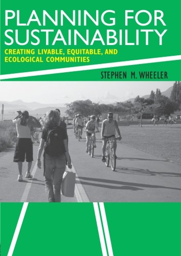 Planning for sustainability Cover