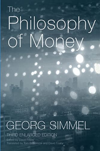 The philosophy of money Cover
