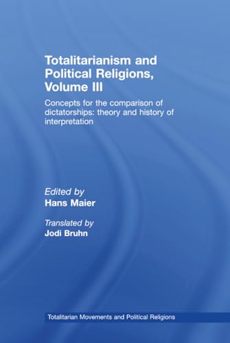 Totalitarianism and Political Religions Volume III Cover