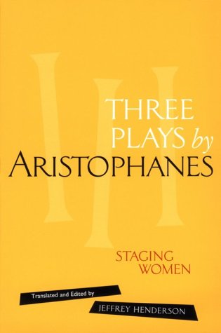 Three plays by Aristophanes Cover