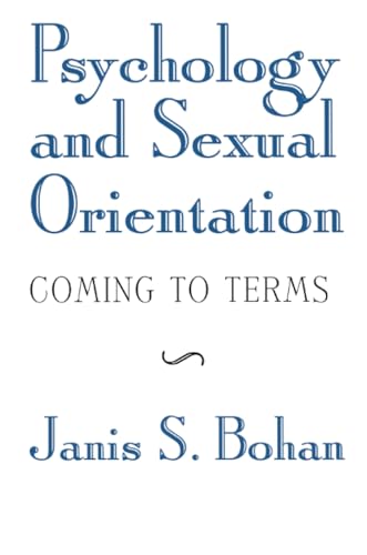 Psychology and sexual orientation Cover