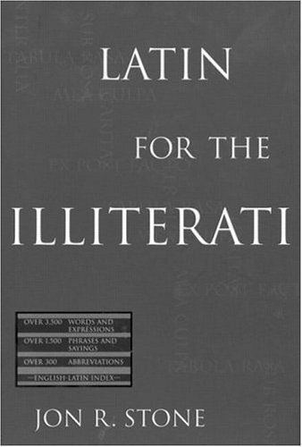 Latin for the illiterati Cover
