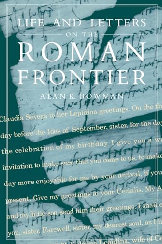 Life and letters on the Roman frontier Cover