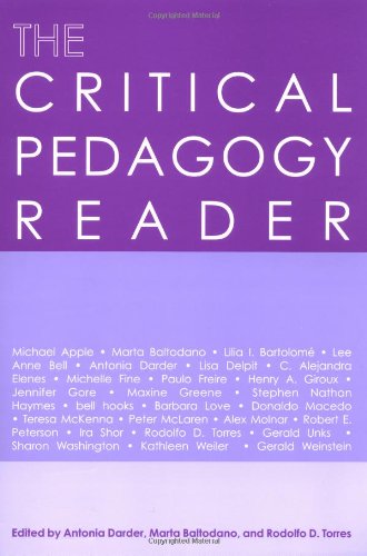 The Critical Pedagogy Reader Cover