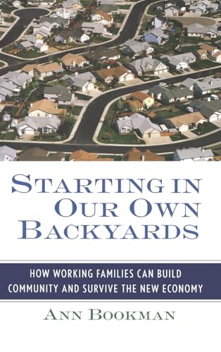 Starting in our own backyards Cover