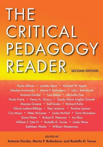 The Critical Pedagogy Reader Cover