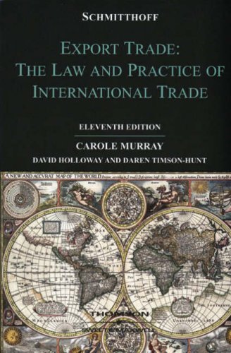 Schmitthoff's Export Trade Cover