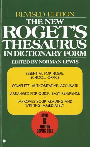 The New Roget's thesaurus Cover